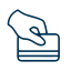 icono tarjeta azul